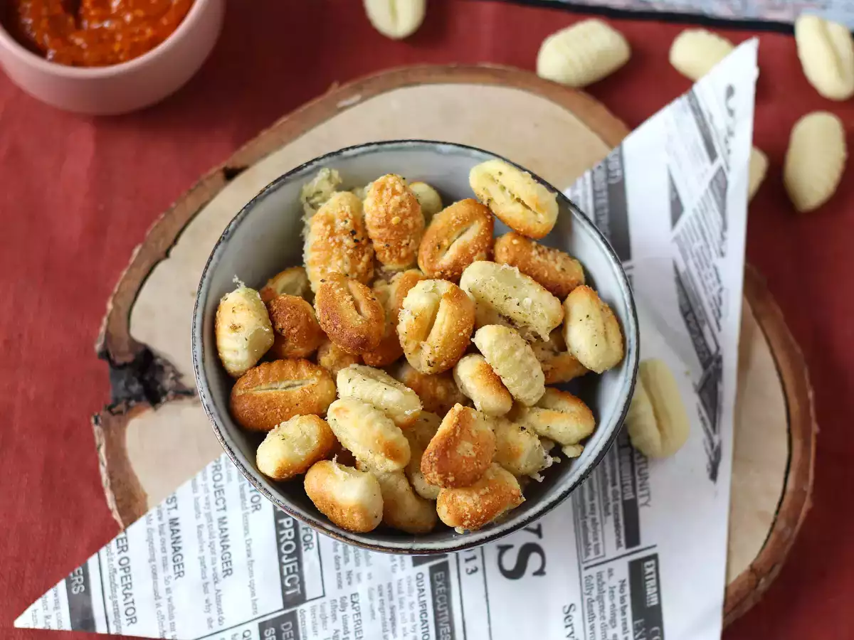 Gnocchi Parmesan Renyah dengan Air Fryer - foto 3
