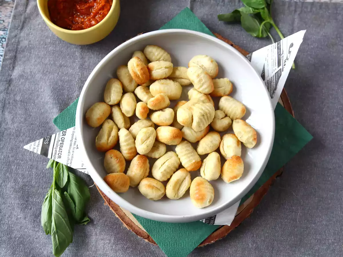 Gnocchi yang renyah dan lembut dengan penggorengan udara, siap hanya dalam 10 menit! - foto 3