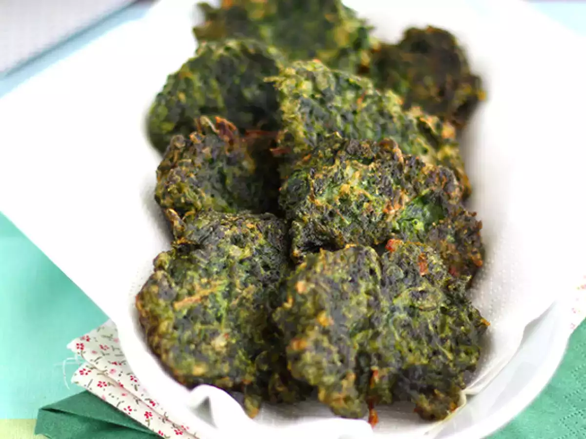 Gorengan bayam yang mudah - foto 3