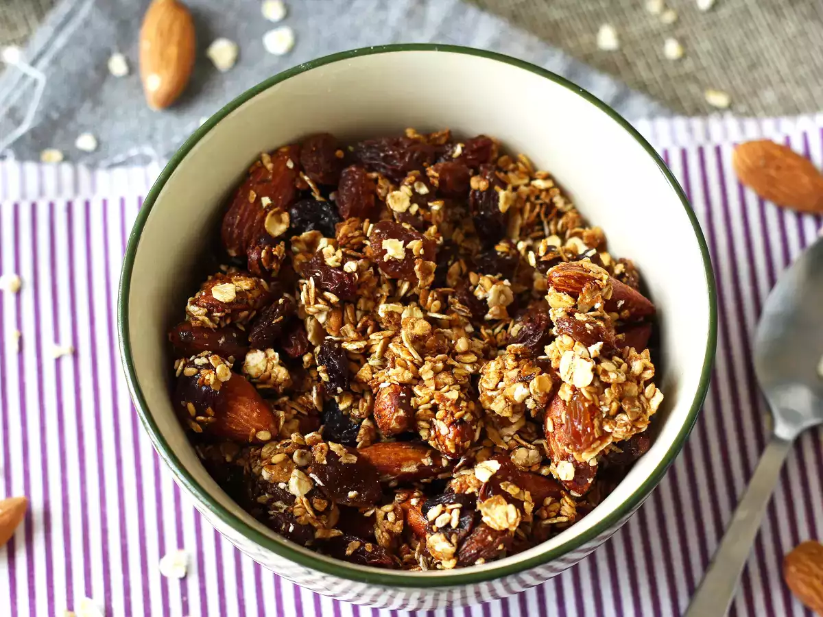 Granola ekspres dengan airfryer, untuk membuat sarapan Anda lebih renyah - foto 2