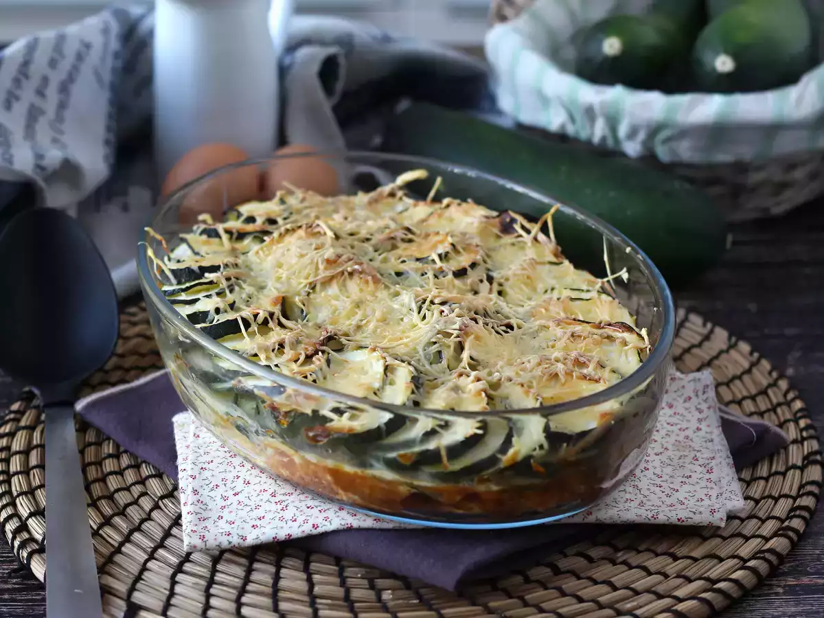 Gratin cukini sederhana - foto 3