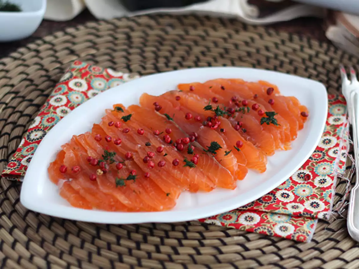 Gravlax, salmon marinasi khas Swedia