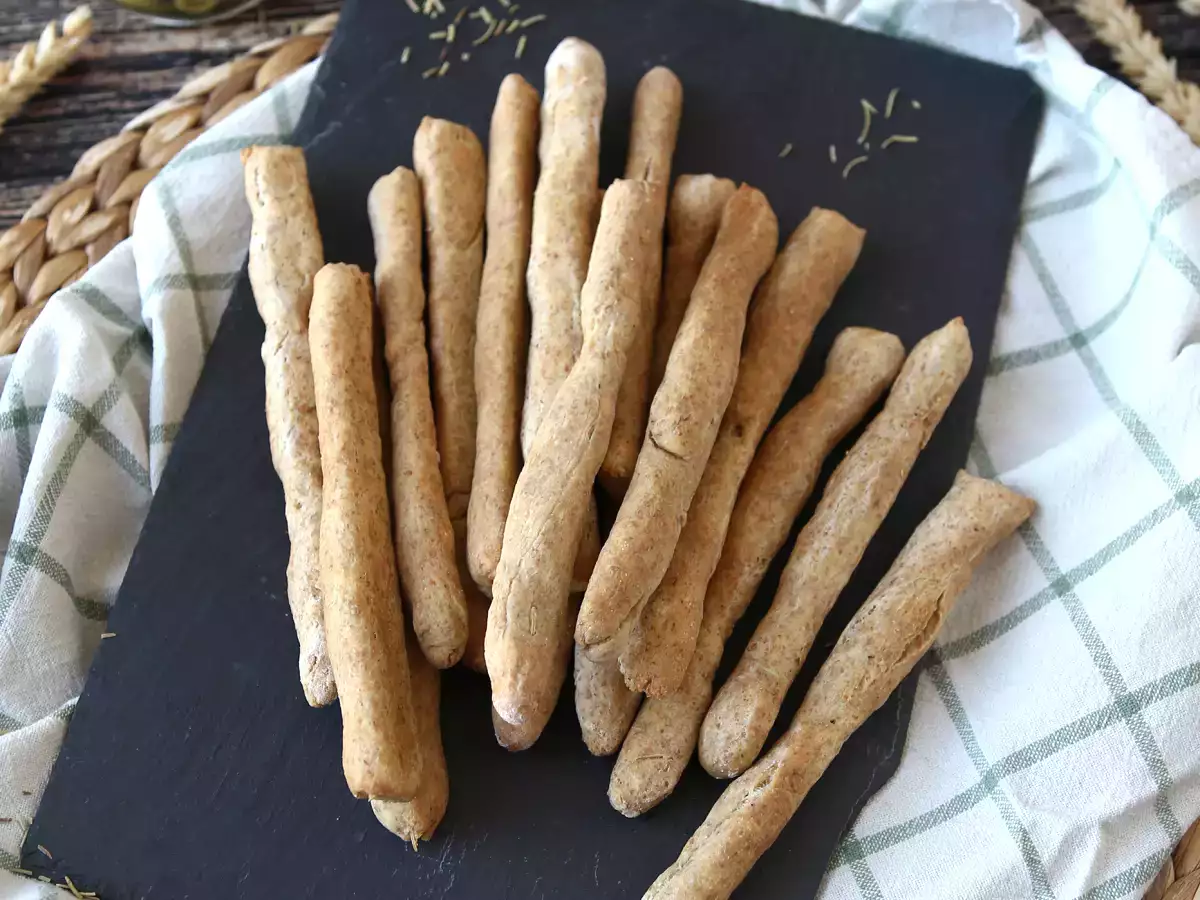 Gressin herba buatan sendiri: mudah dibuat dan sangat renyah! - foto 4