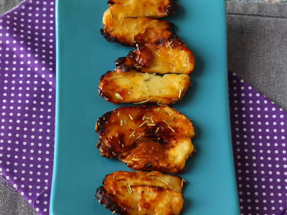 Halloumi dengan madu yang dipanggang di Air Fryer - foto 2