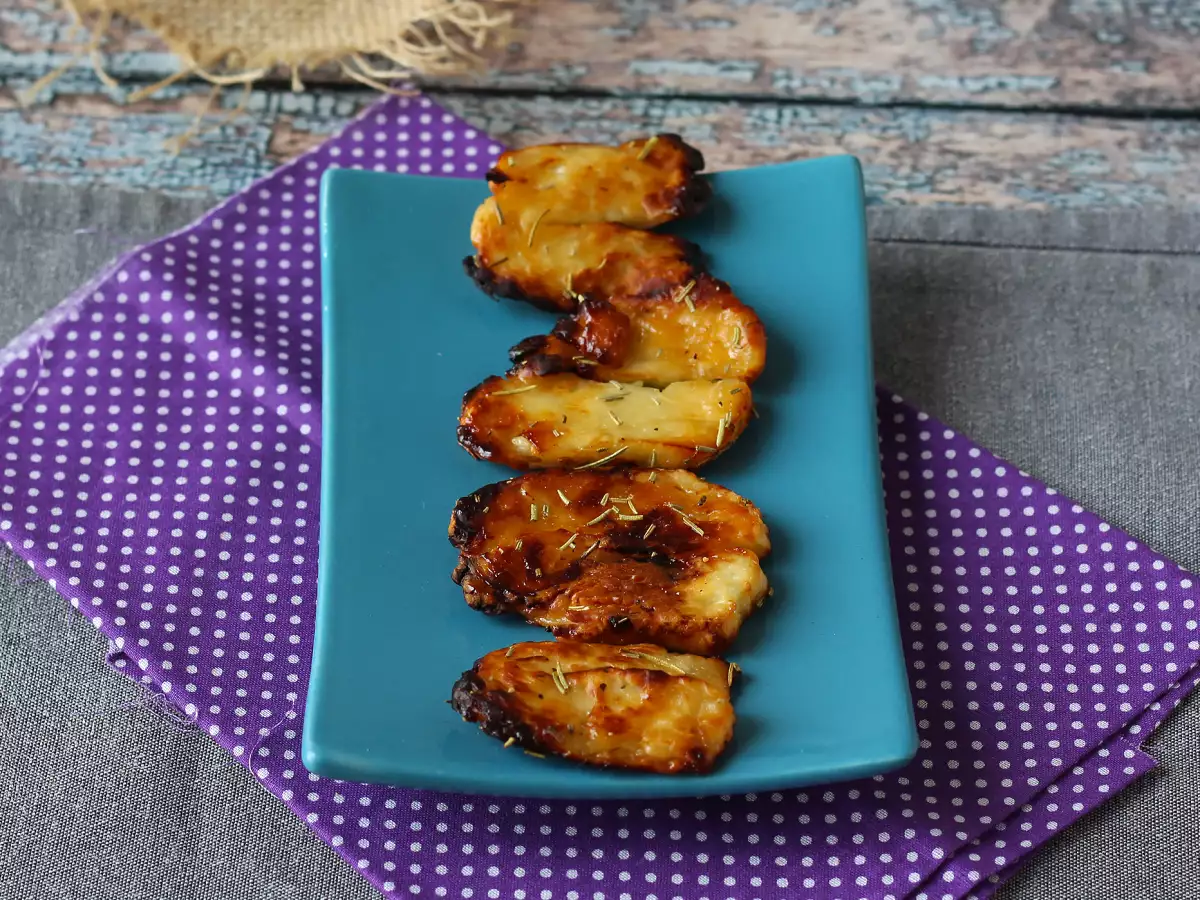 Halloumi Panggang Madu dengan Air Fryer