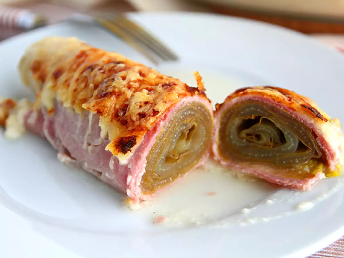 Ham endives au gratin