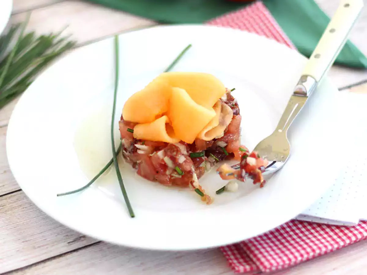 Ham, melon, dan tomat tartare - foto 3