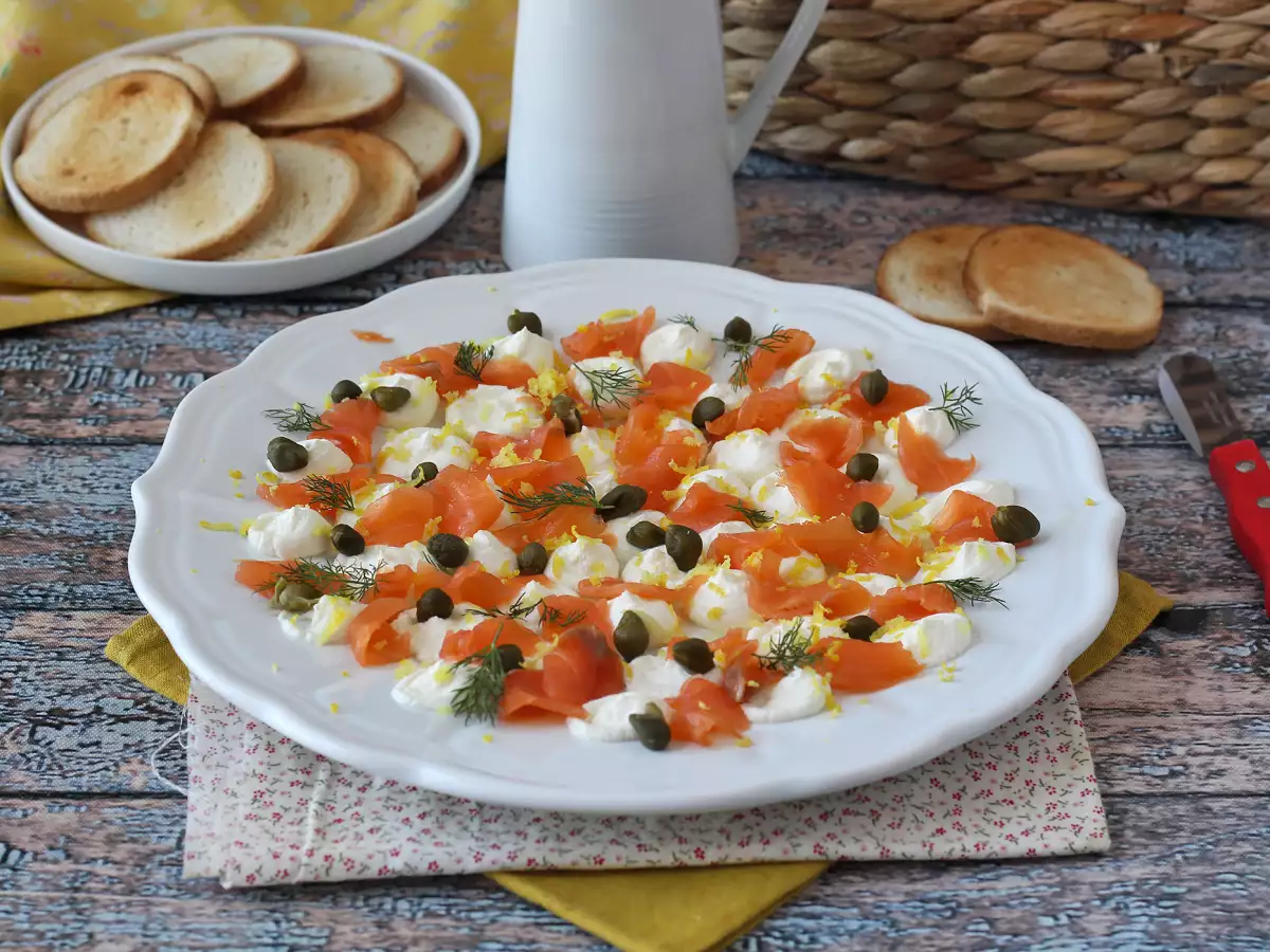Hidangan Pembuka dengan Olesan Salmon Asap - foto 3