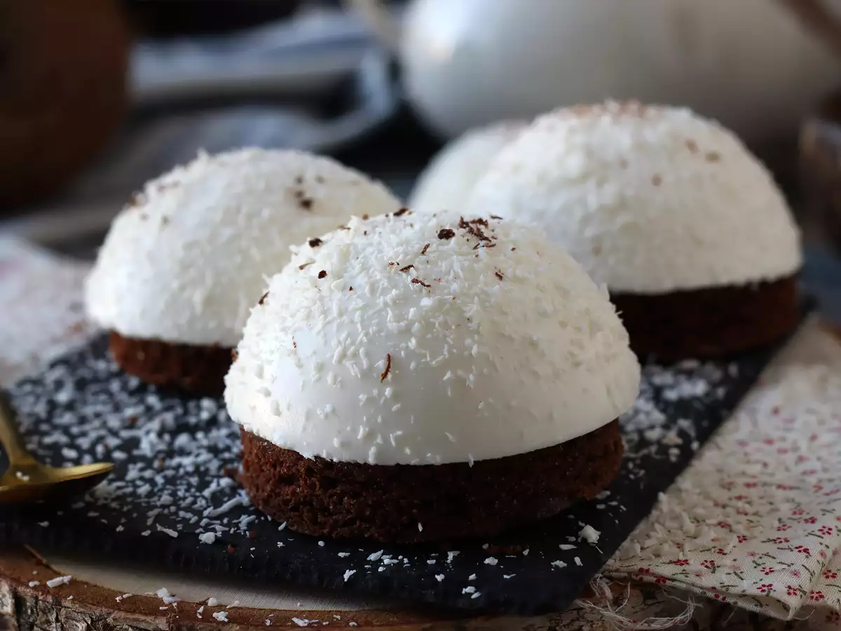 Hidangan penutup cokelat dan kelapa yang meleleh dan renyah! - foto 3