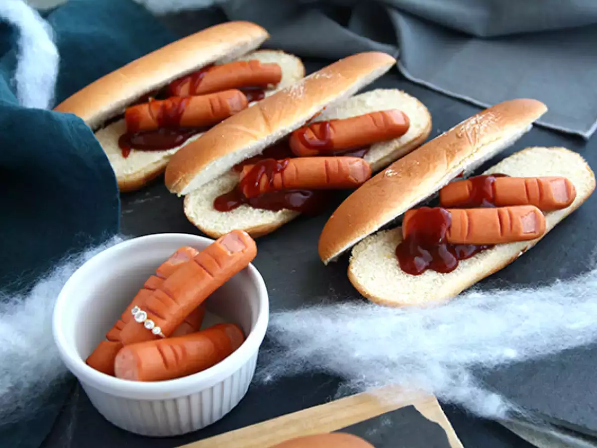 Hot dog Halloween berdarah - foto 2