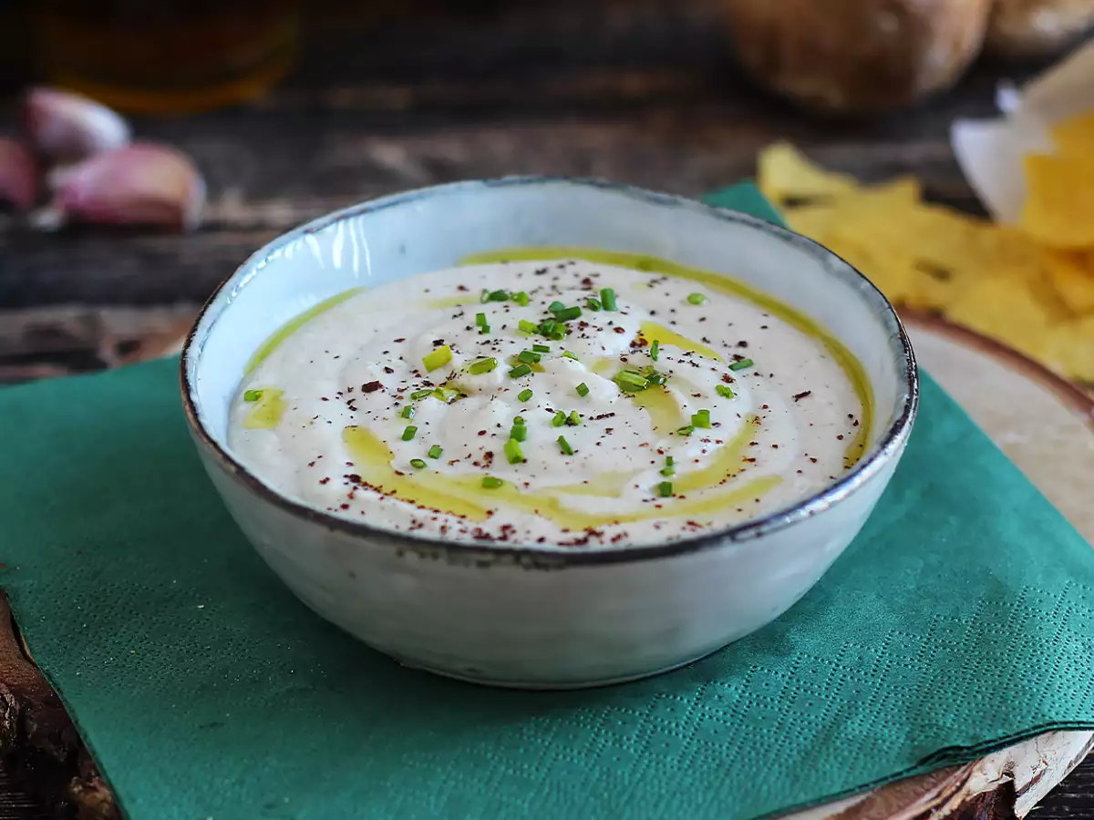 Hummus Kacang Putih dengan Santan - foto 2