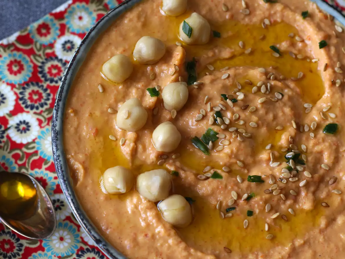 Hummus paprika merah - foto 4
