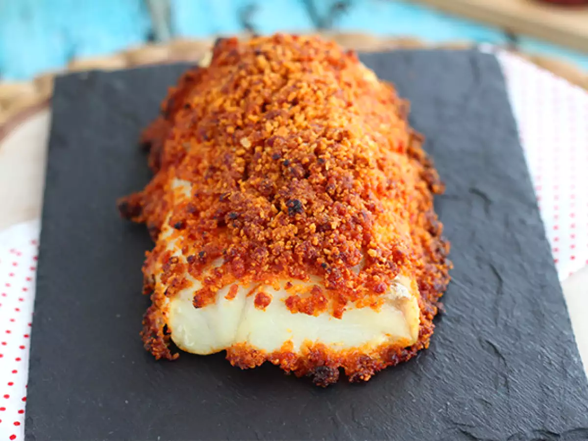 Ikan kod dengan lapisan chorizo - foto 4