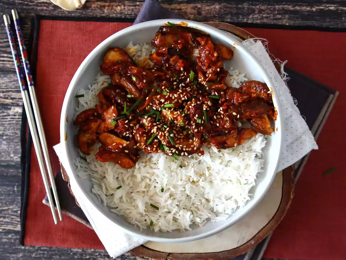 Jamur Shiitake ala Korea dengan Saus Gochujang - foto 4