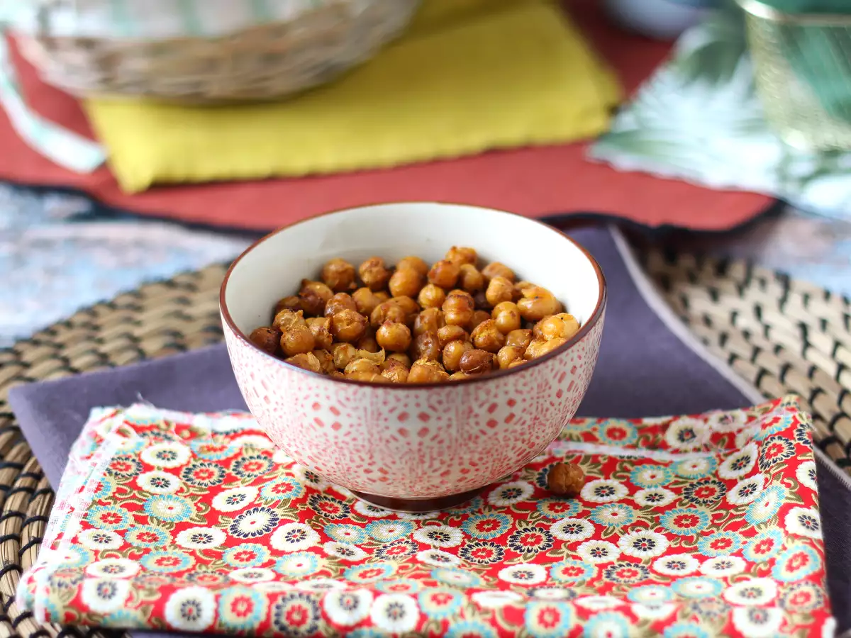 Kacang Arab Panggang dengan Air Fryer - foto 3