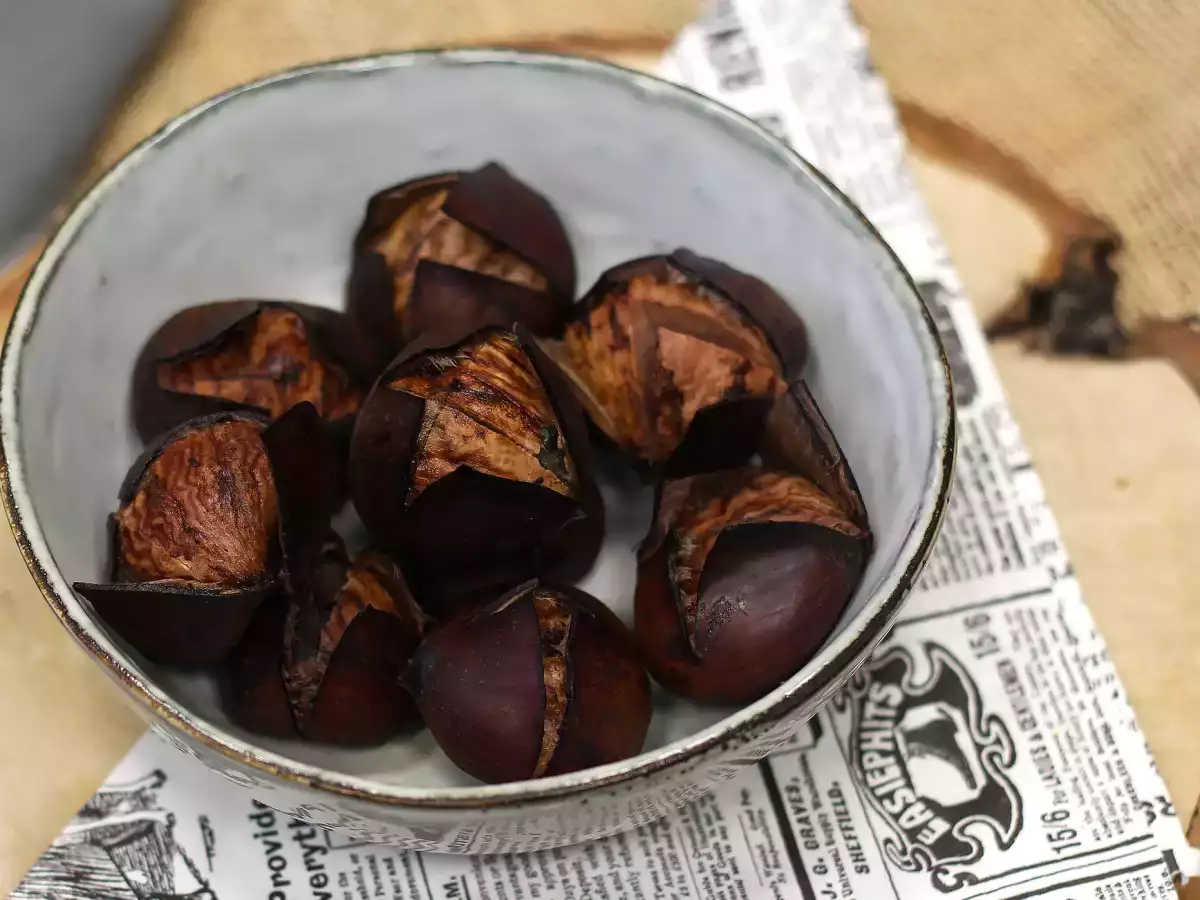 Kacang chestnut rebus, resep dan waktu memasak - foto 4