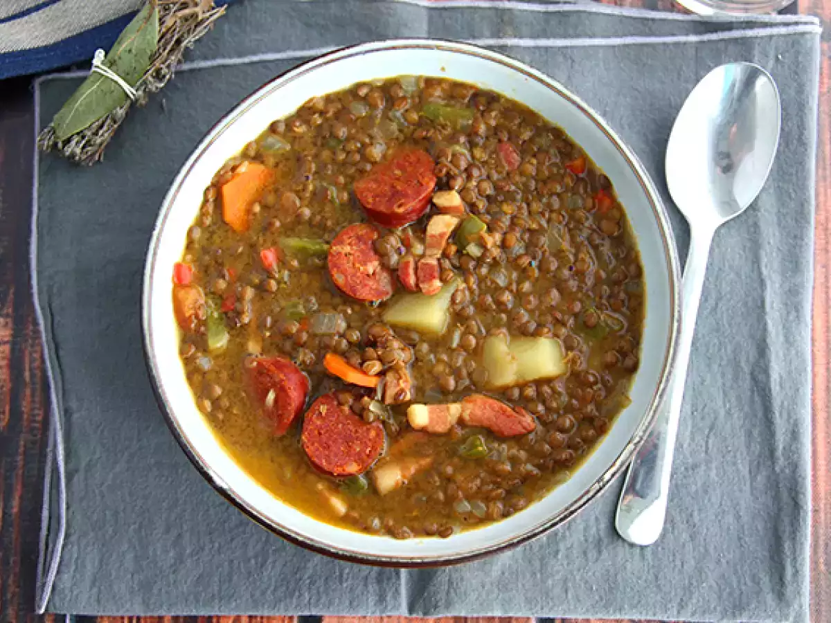 Kacang Lentil ala Spanyol (Lentejas) - foto 2