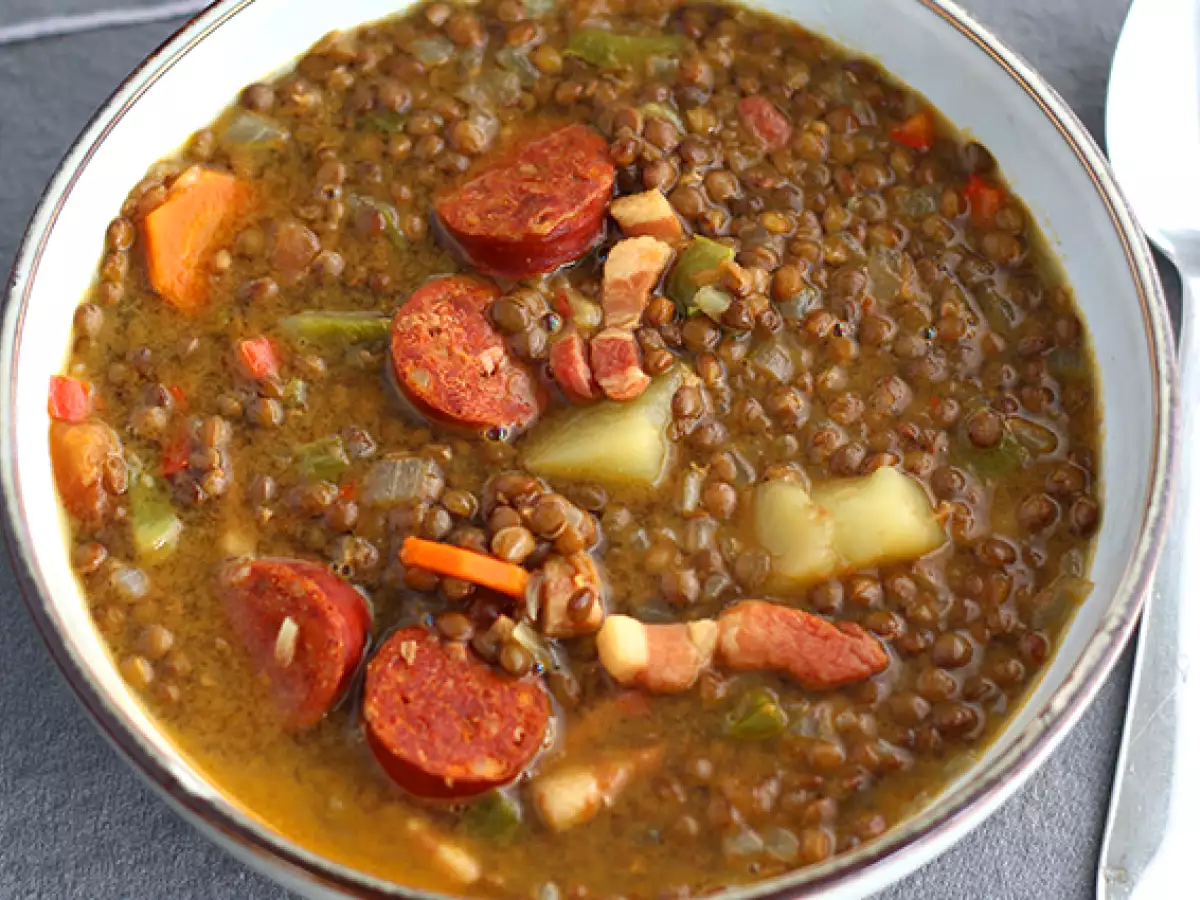 Kacang Lentil ala Spanyol (Lentejas) - foto 3