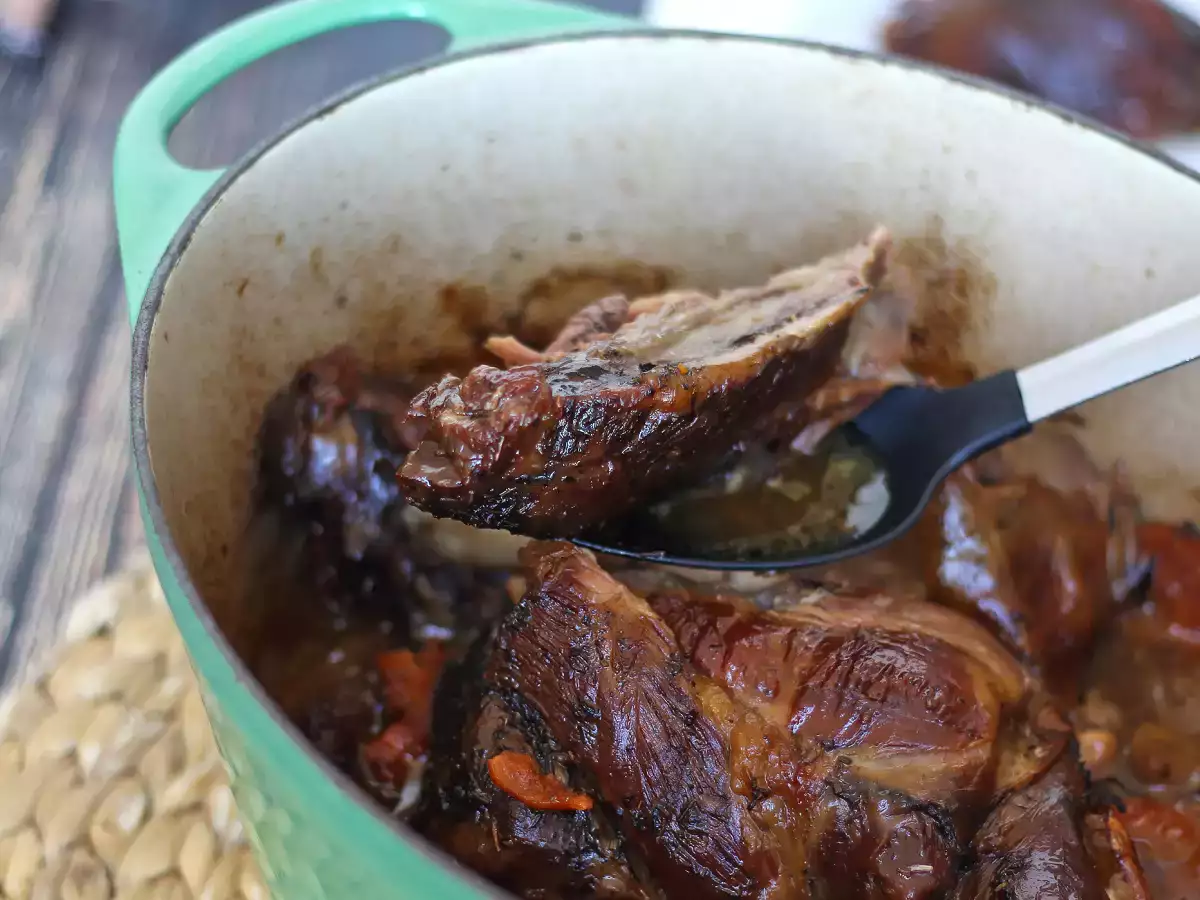 Kaki domba pukul 7: resep yang sangat mudah - foto 4