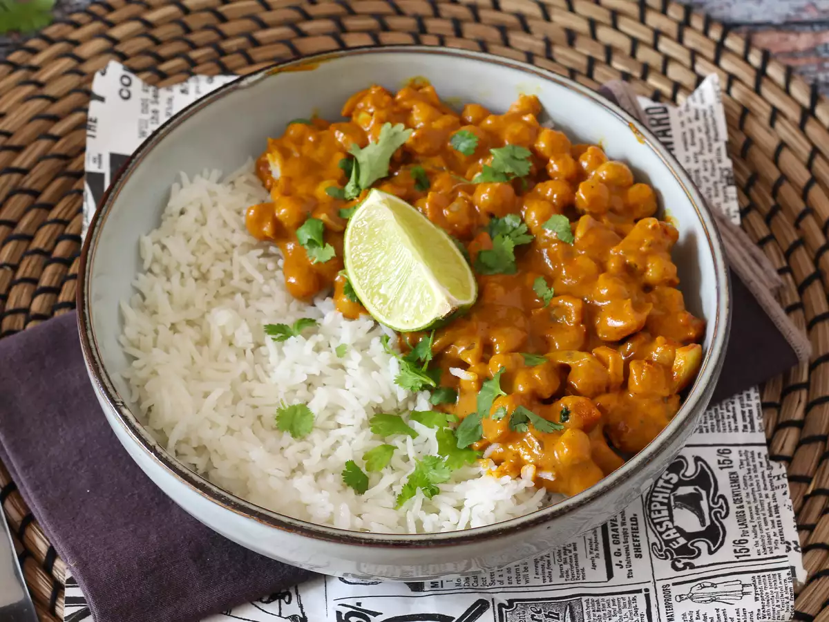 Kari Kacang Arab Vegan yang Lezat