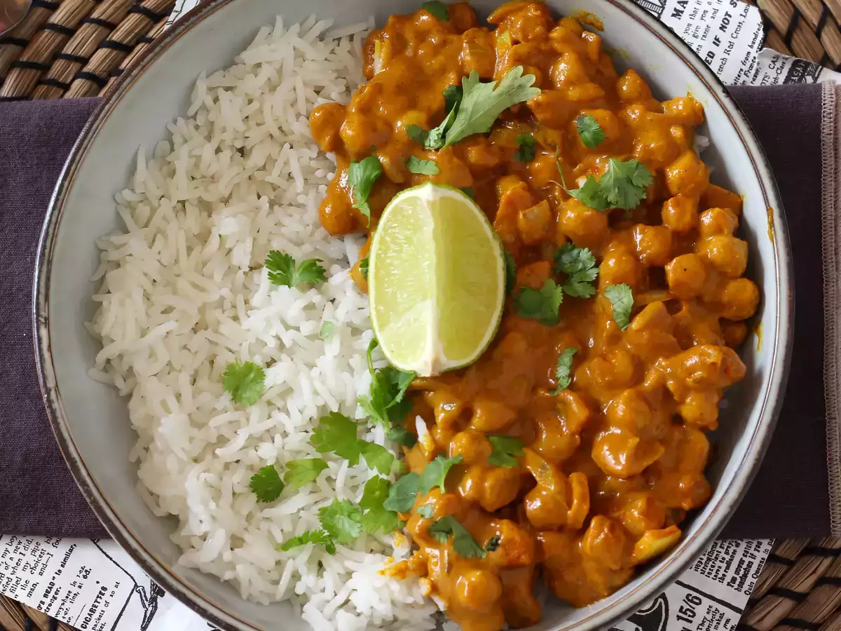 Kari Kacang Arab Vegan yang Lezat - foto 4