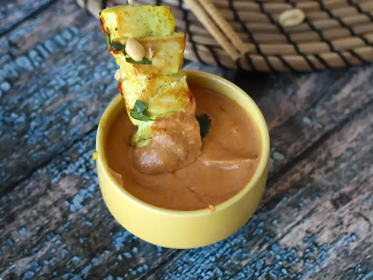 Kebab ayam dengan saus sate, sebuah perjalanan kuliner ke Asia! - foto 6