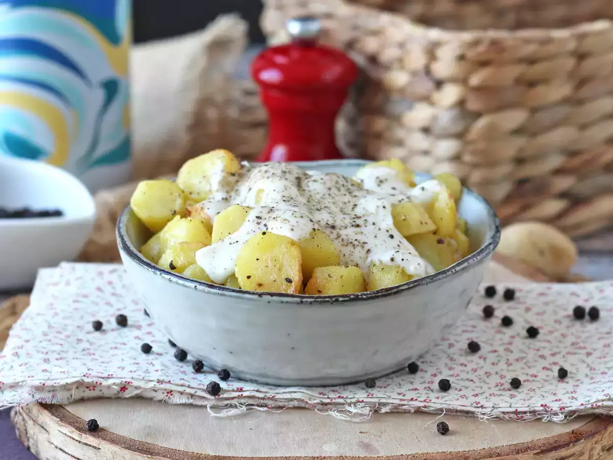 Kentang cacio e pepe panggang yang lembut: hidangan pendamping mudah yang membuat semua orang tergila-gila! - foto 4