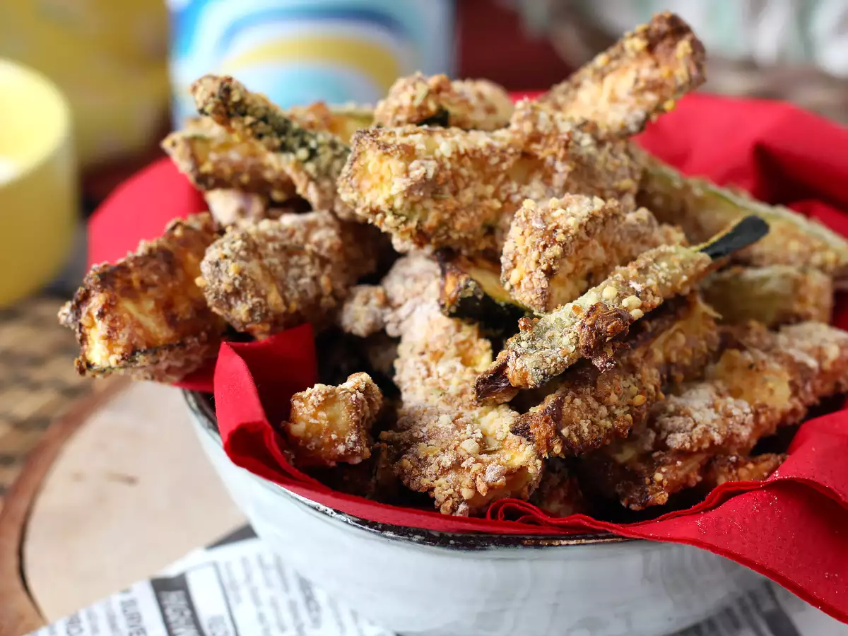 Kentang Goreng Zucchini dengan Air Fryer - foto 2