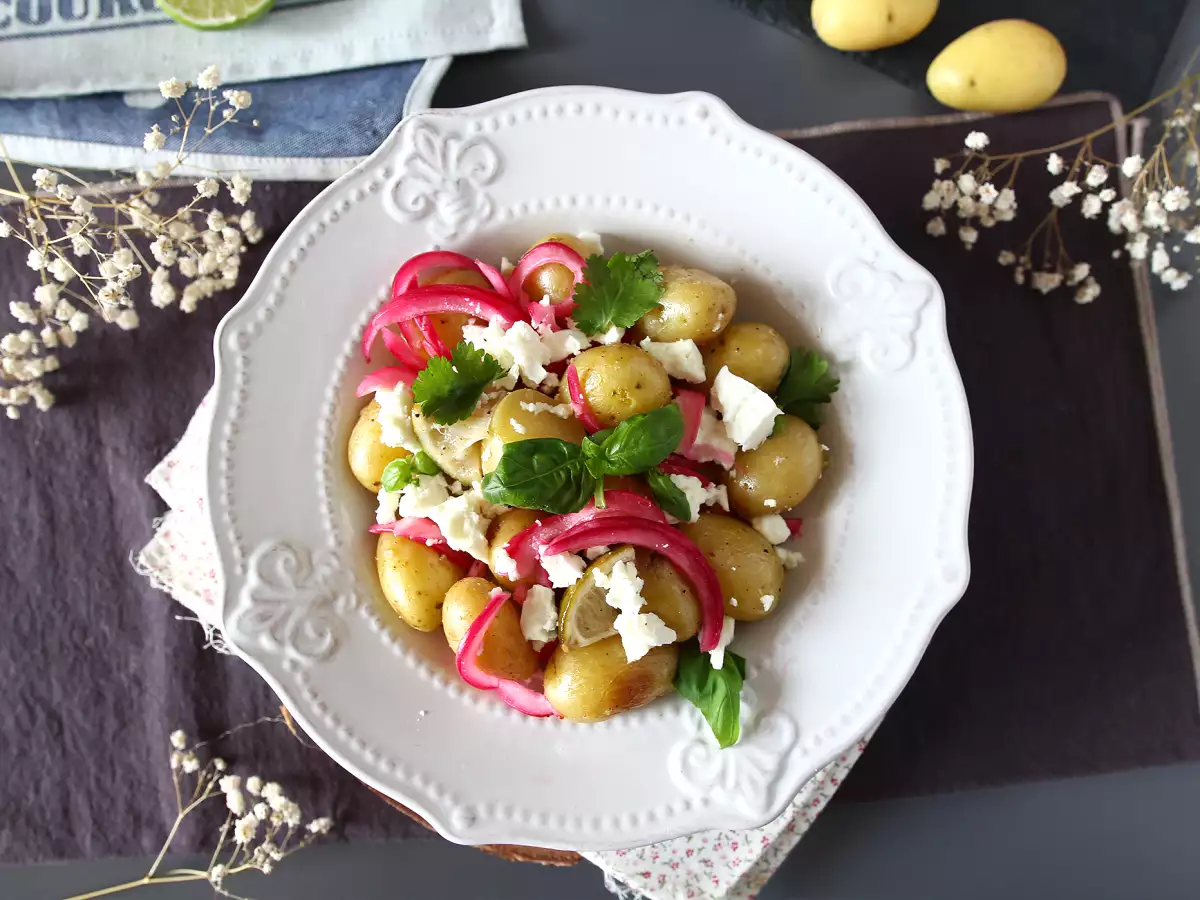 Kentang Panggang Papillote dengan Lemon dan Feta - foto 2