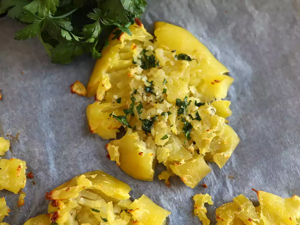 Kentang tumbuk dengan peterseli, pendamping yang sempurna! - foto 2