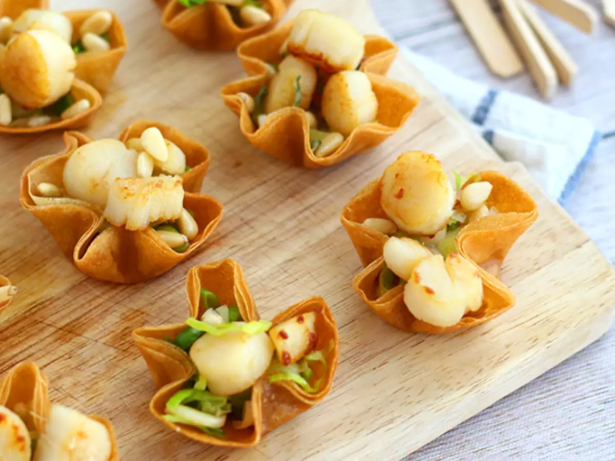Kerang Scallop Renyah dalam Kulit Brick - foto 3