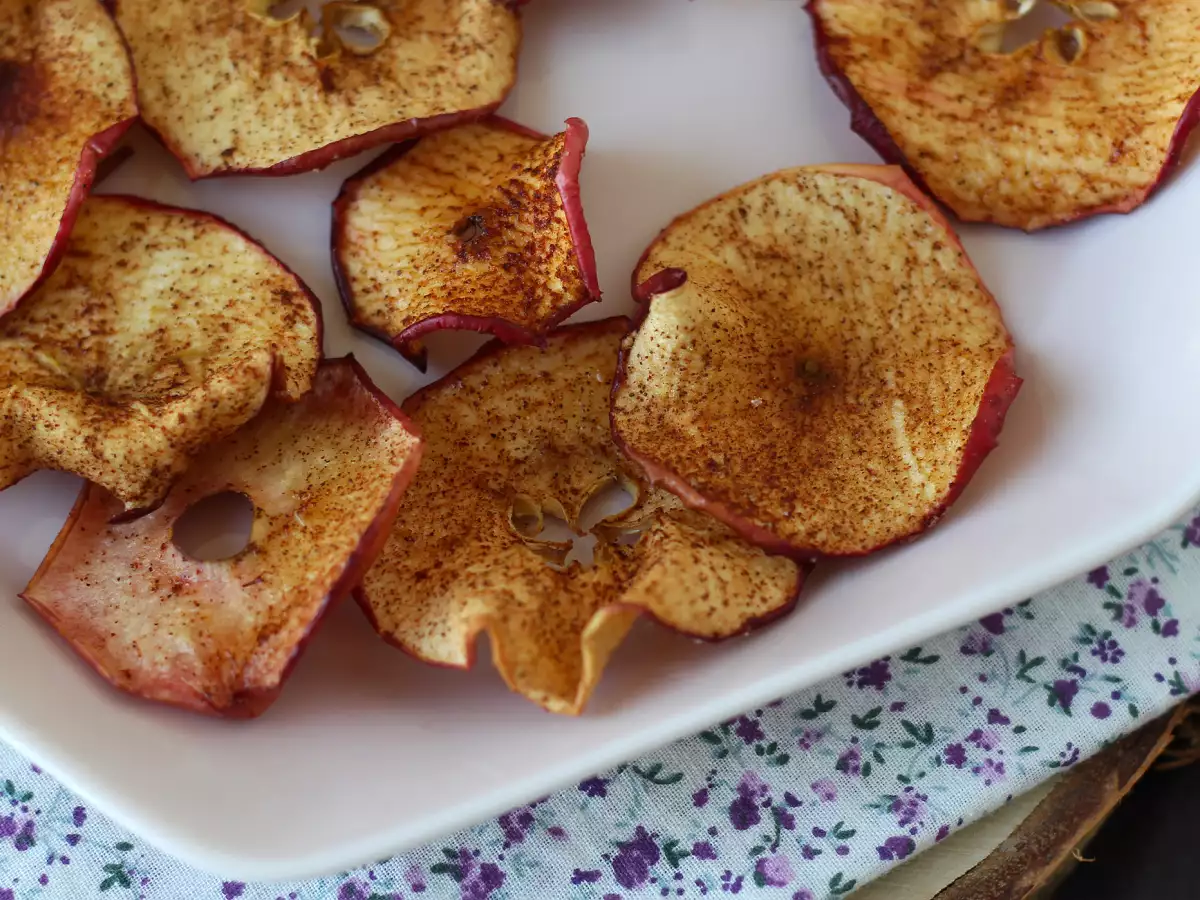 Keripik Apel Kayu Manis dengan Air Fryer - foto 3