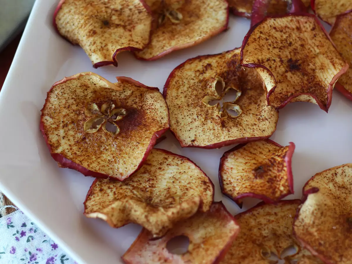 Keripik Apel Kayu Manis dengan Air Fryer - foto 5