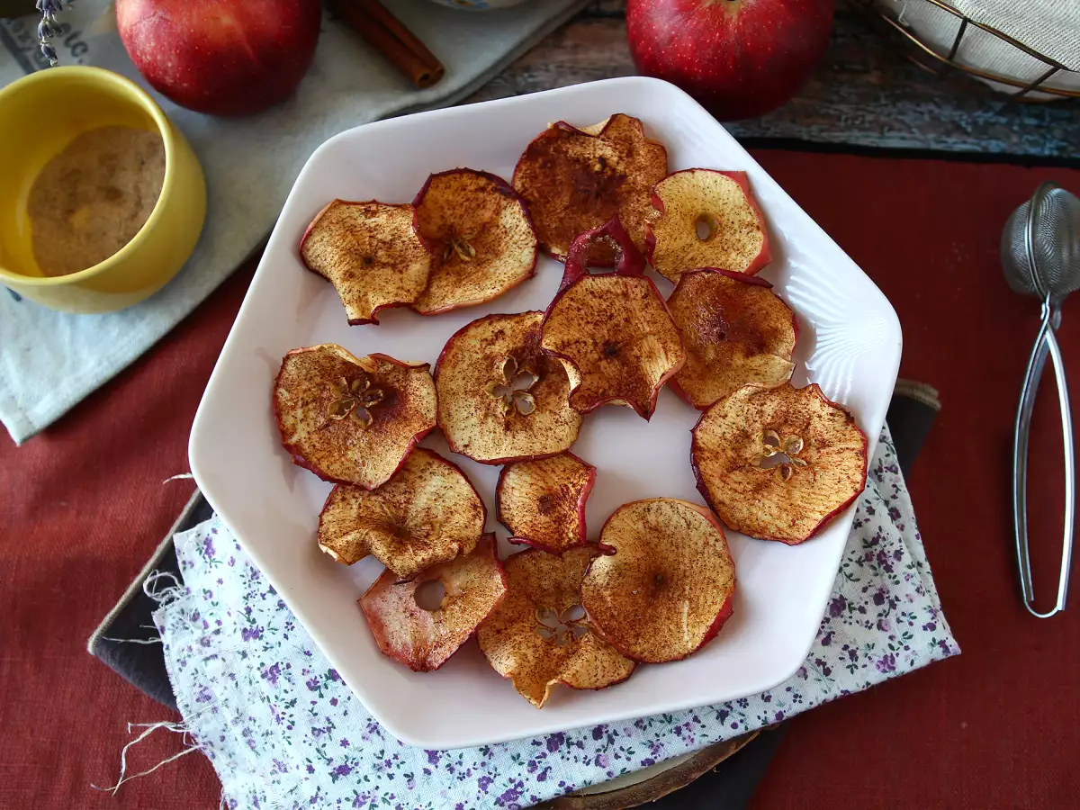 Keripik Apel Kayu Manis dengan Air Fryer - foto 7