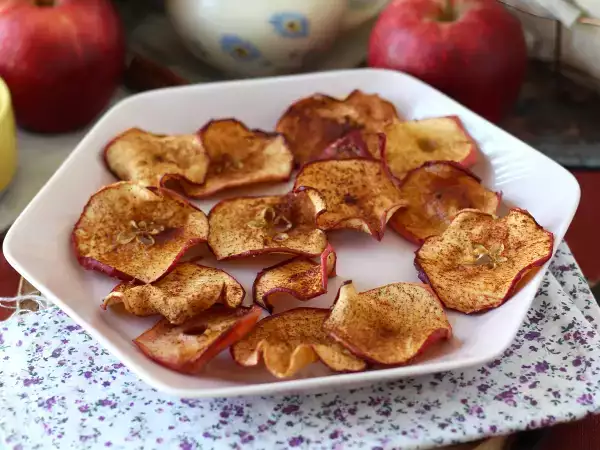 Resep Keripik apel kayu manis di air fryer