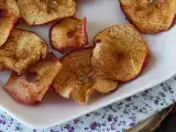 Keripik apel kayu manis di Air Fryer, foto 2