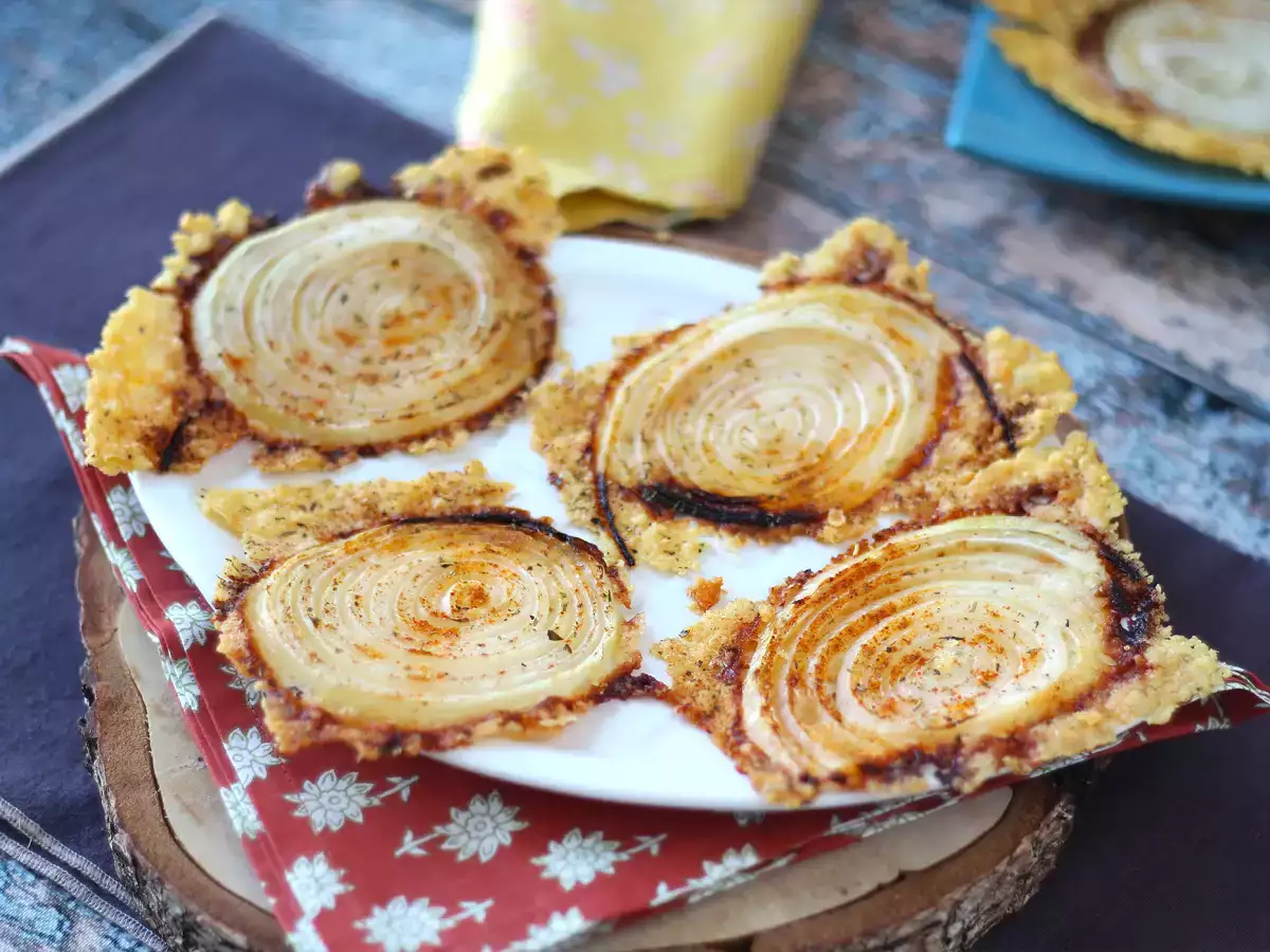 Keripik bawang bombay dan parmesan buatan sendiri yang super renyah - foto 4