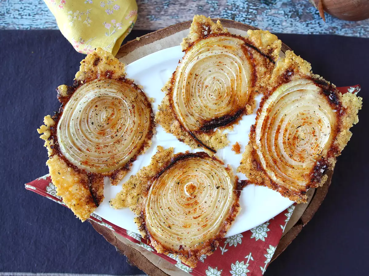 Keripik bawang bombay dan parmesan buatan sendiri yang super renyah - foto 6