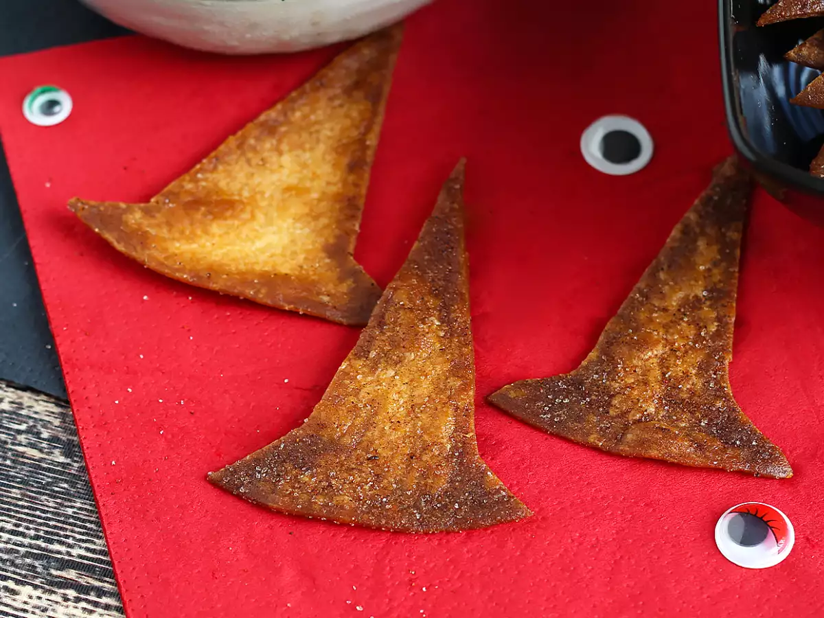 Keripik Tortilla Topi Penyihir untuk Camilan Halloween - foto 3