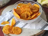 Keripik ubi jalar dalam microwave, foto 1