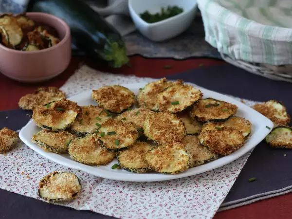 Resep Keripik zucchini dengan air fryer