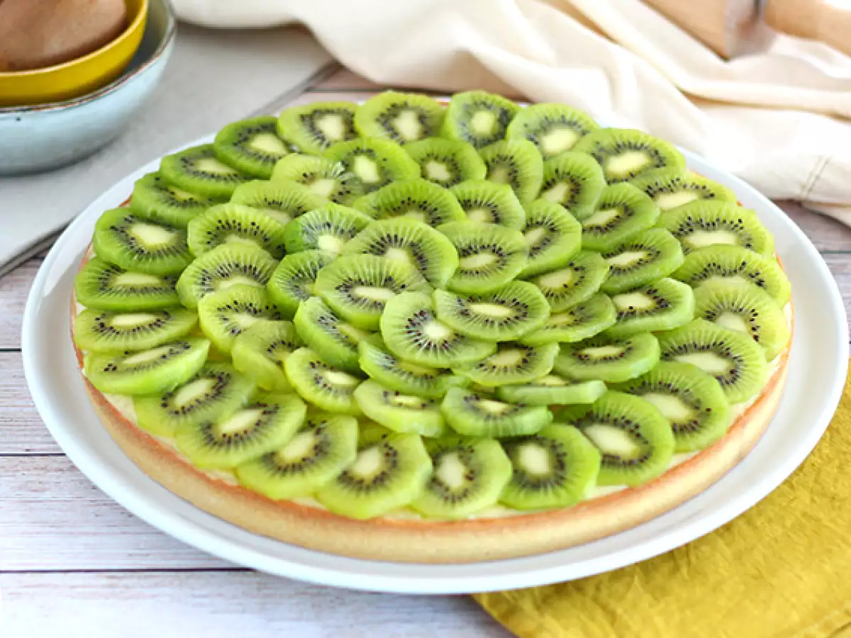 Kiwi tart (cepat dan mudah) - foto 2