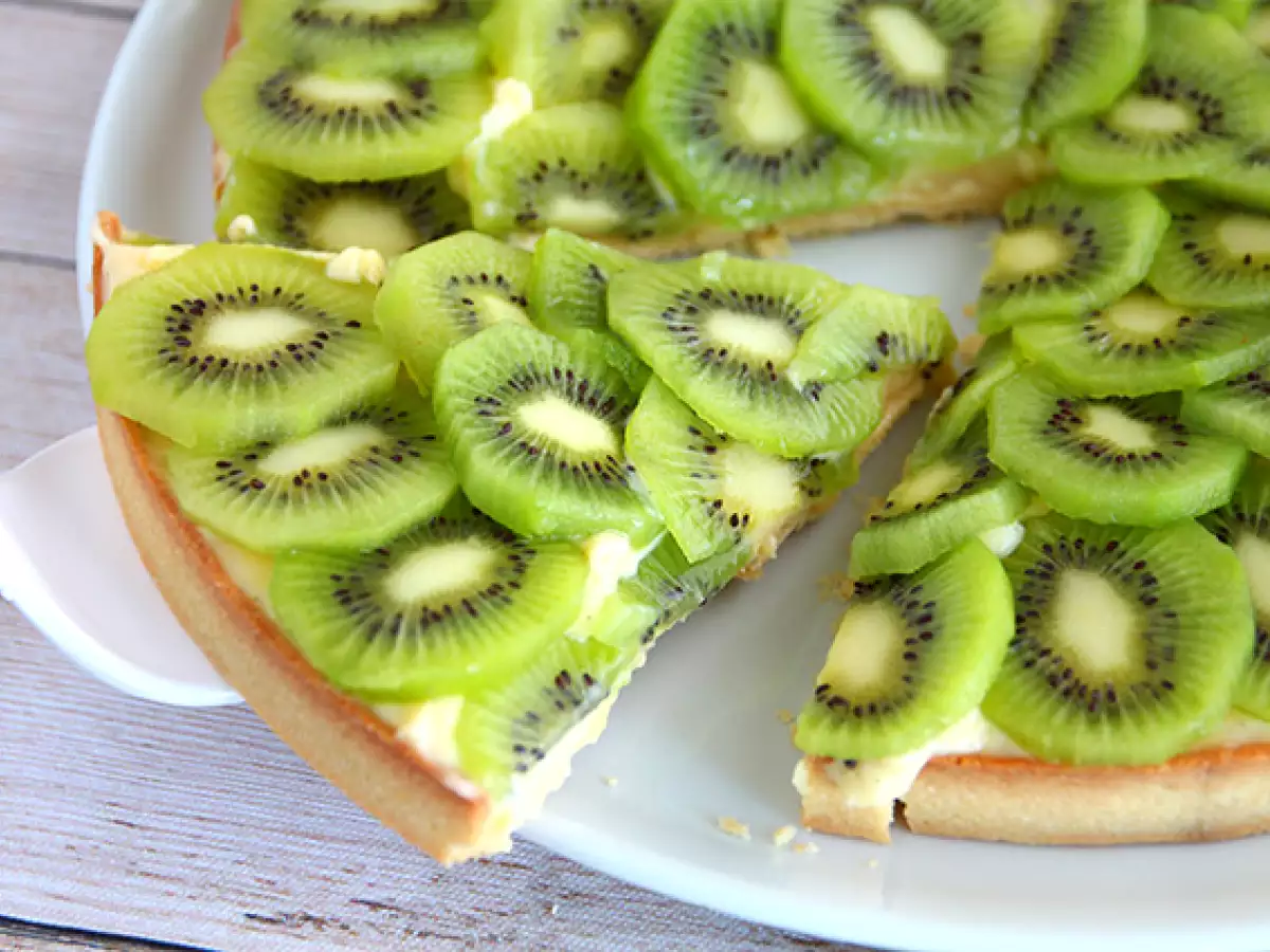Kiwi tart (cepat dan mudah) - foto 3