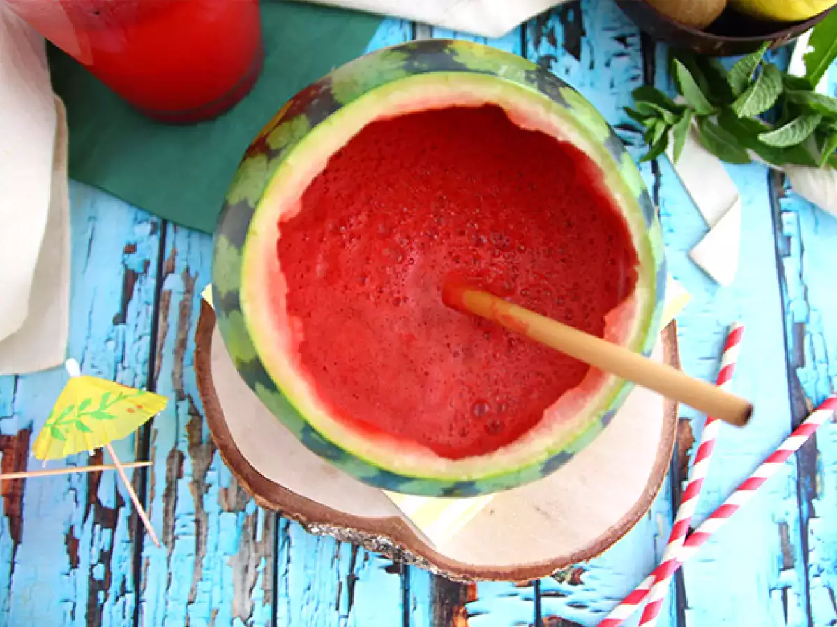 Koktail gin semangka - foto 5