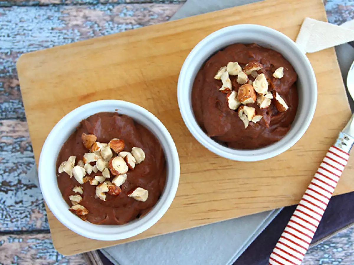 Krim Kacang Hazel (Dessert Vegan dan Bebas Gluten) - foto 3