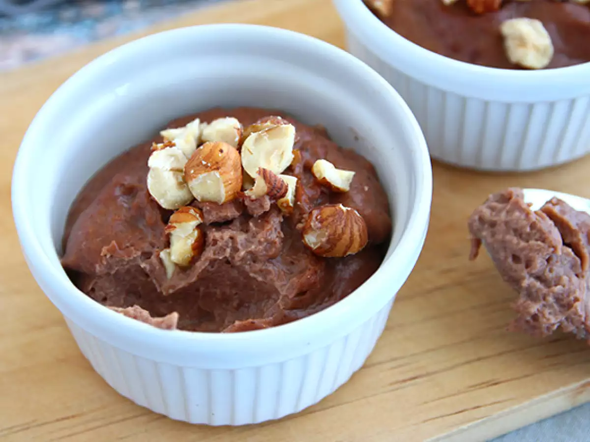 Krim Kacang Hazel (Dessert Vegan dan Bebas Gluten) - foto 4