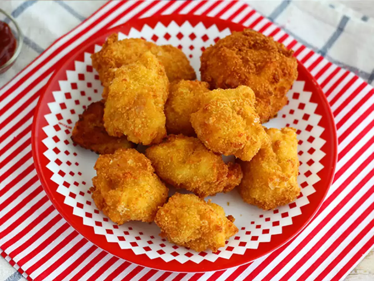 Kroket Pasta Coquillettes dengan Ham dan Keju - foto 3