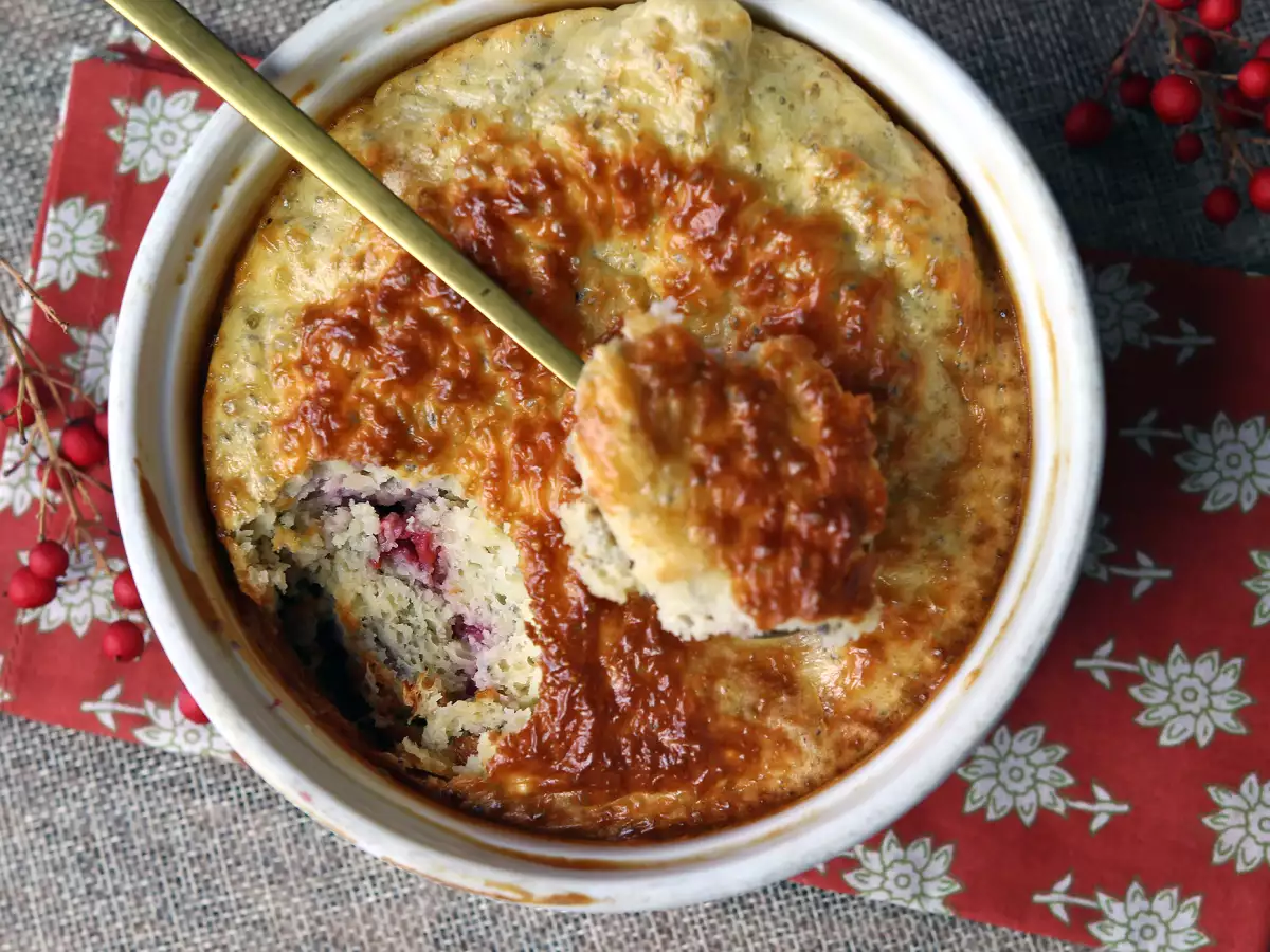 Kue berprotein buah merah yang sangat sederhana - foto 3