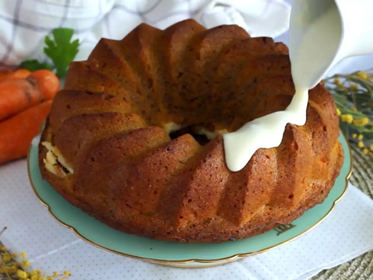 Kue bolu wortel dengan isian kue keju - foto 3