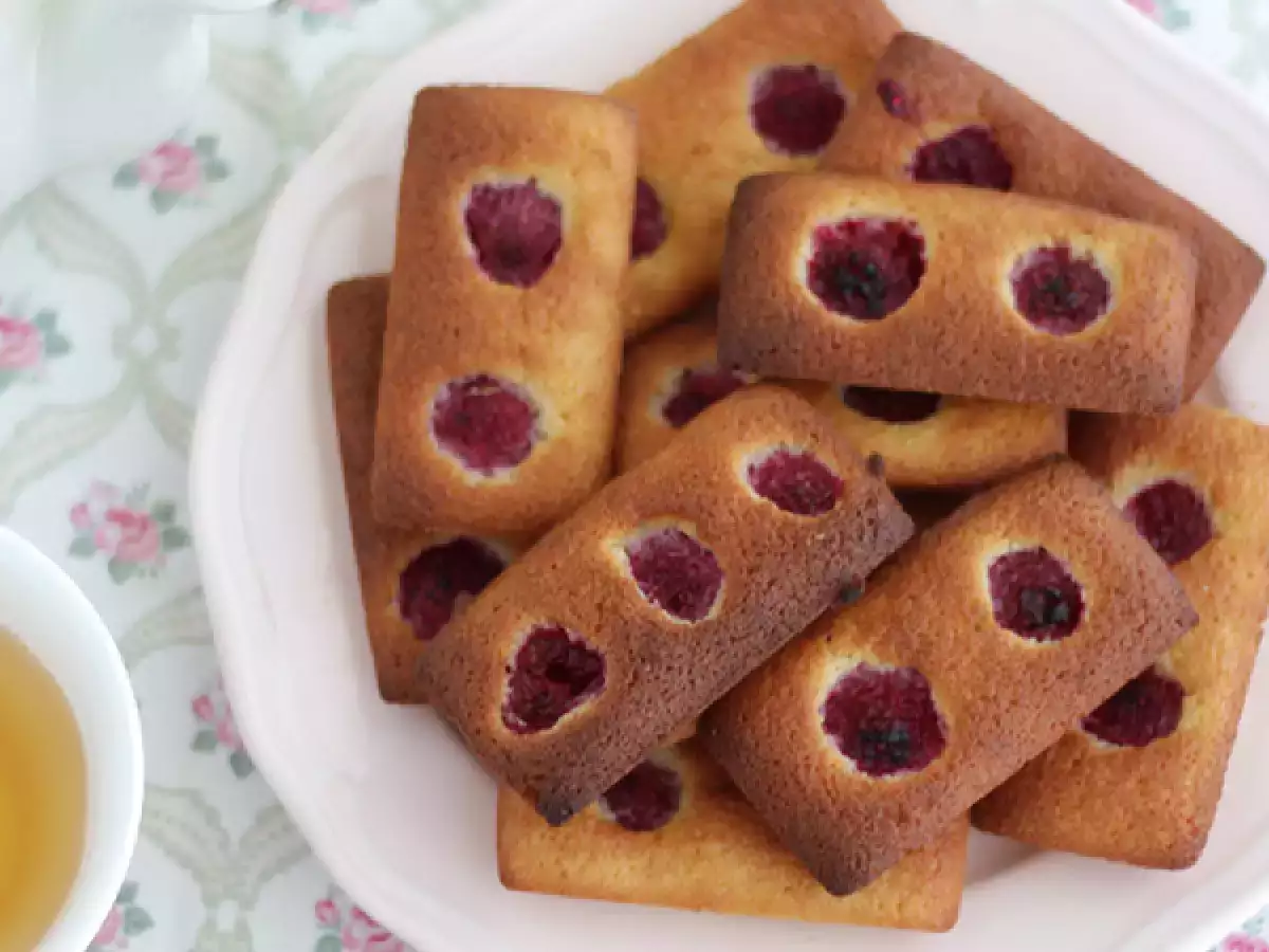 Kue financier rasberi yang super mudah! - foto 2
